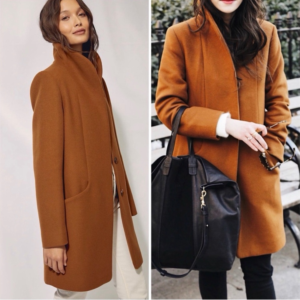 Aritzia Camel Wool Coat